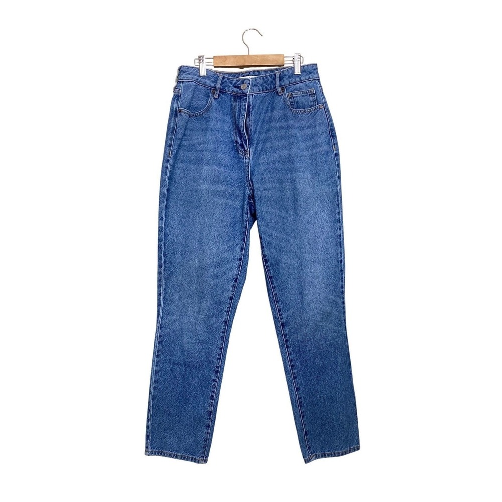 PacSun Mom Jeans Womens 28 High‎ Waisted Medium Wash Blue Denim Relaxed Fit Leg